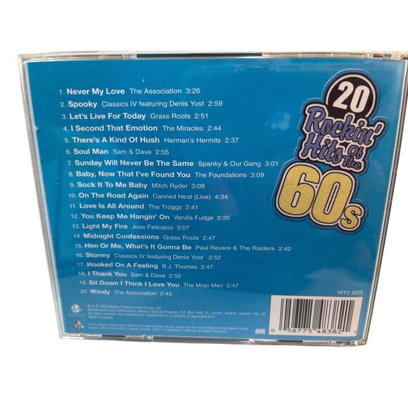 100 Rockin Hits Of The 60s Music CD Album Nostalgic 5 Disks By Original Artists - Picture 7 of 13